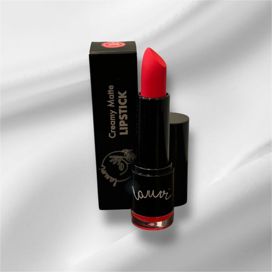 Scarlet Bloom: Creamy Matte Lipstick